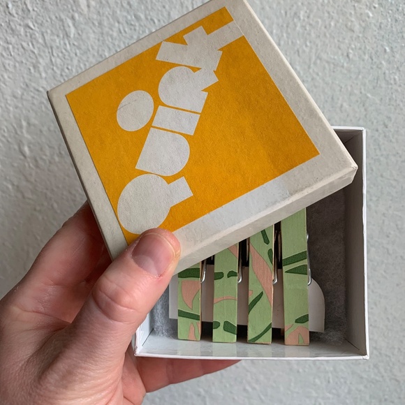 4 Painted Clothespin Magnets from QUIRK Gallery - Picture 2 of 5